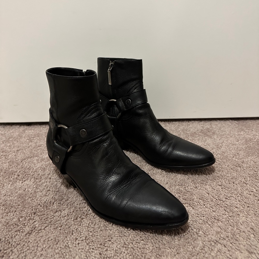 Saint Laurent western Chelsea boots 38.5